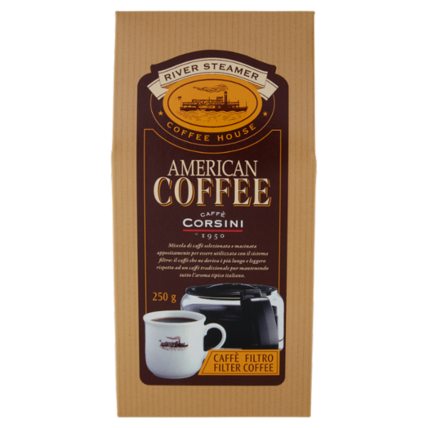River Steamer American Coffee Caffè Filtro 250 g