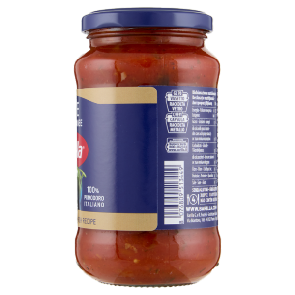 Barilla Sugo Olive 100% Pomodoro Italiano Condimento per Pasta 400g