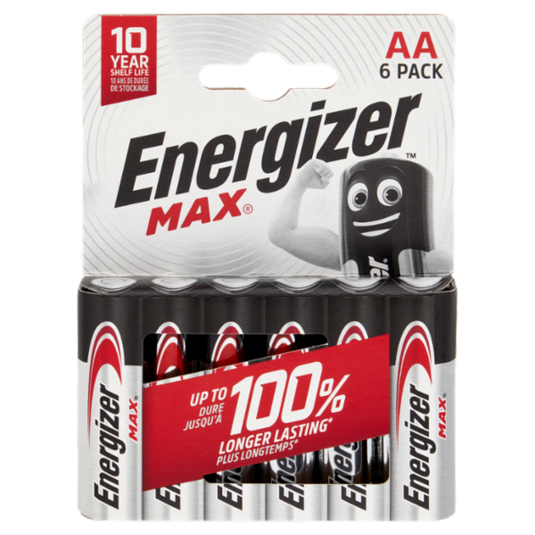Energizer Max AA Alkaline 6 pz