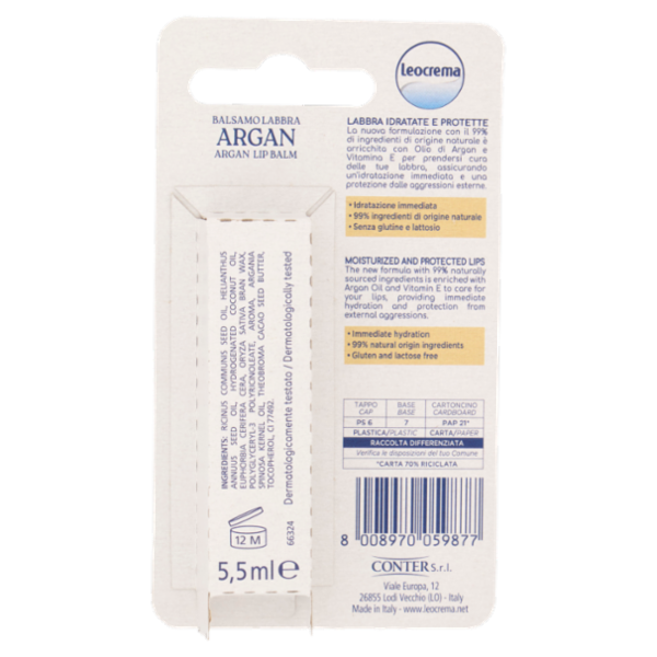 Leocrema Lip Balm Argan 5,5 ml
