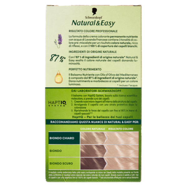 Schwarzkopf Natural&Easy 522 Biondo Chiaro Argento