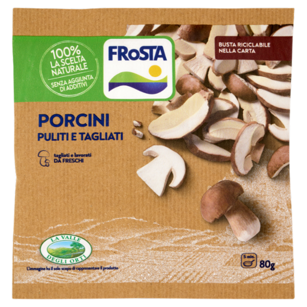 FRoSTA Porcini Puliti e Tagliati 80 g