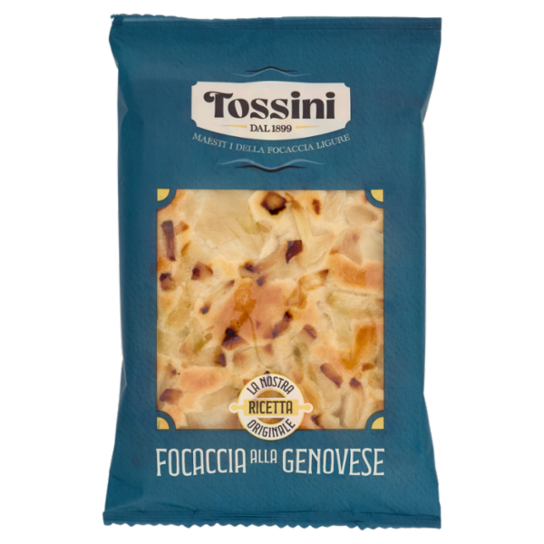 Tossini Focaccia alla Genovese Focaccia con Cipolle 180 g