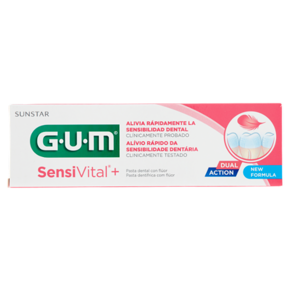 Gum SensiVital+ Dentifricio al Fluoro 75 ml