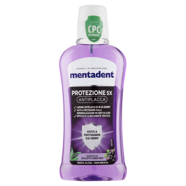 Mentadent Protezione 5X Antiplacca 400 ml