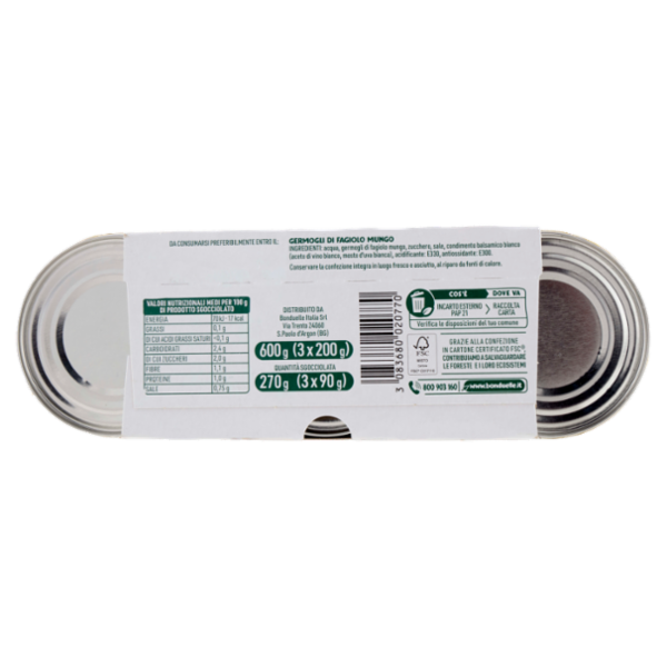 Bonduelle Germogli 3 x 200 g