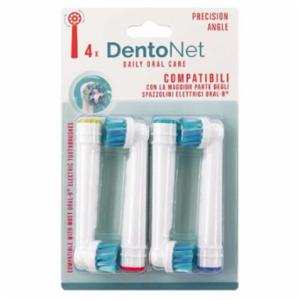 Ricarica Testine per Spazzolino Elettrico Dentonet 4 Pezzi