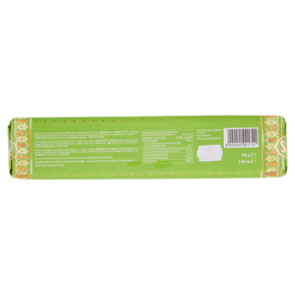 Sebaste Pregiata Selezione Torrone Tenero con mandorle e pistacchi 250 g