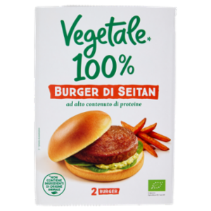 Vegetale 100% 2 Burger Di Seitan 180 g