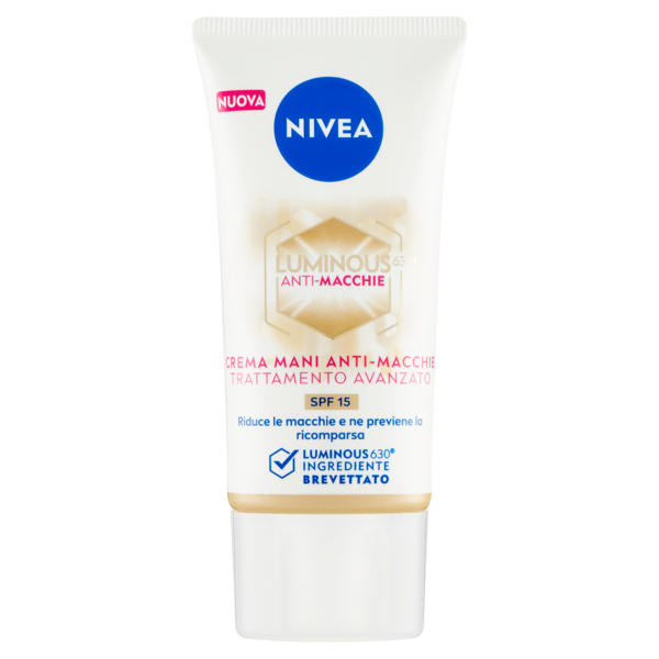 Nivea Luminous630 Anti-Macchie Crema Mani Anti-Macchie Trattamento Avanzato SPF 15 50 ml
