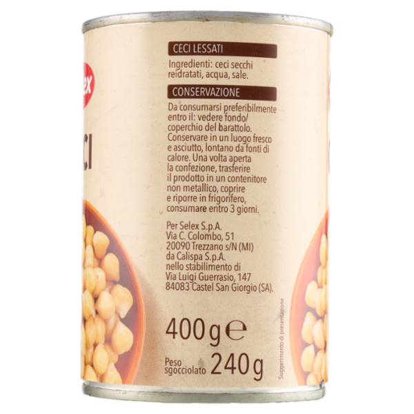 Selex Ceci Lessati 400 g