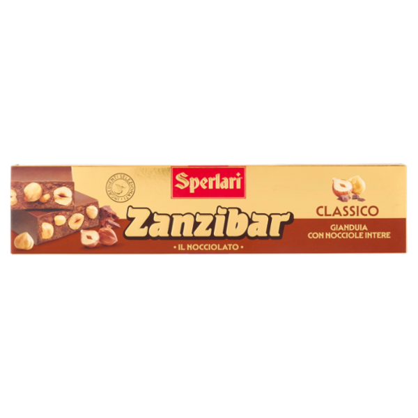 Sperlari Zanzibar il Nocciolato Classico Gianduia con Nocciole Intere 250 g