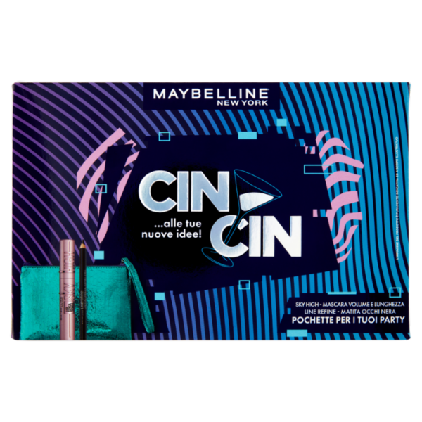 Maybelline New York Coffret Occhi Sky High + Line Refine Nera