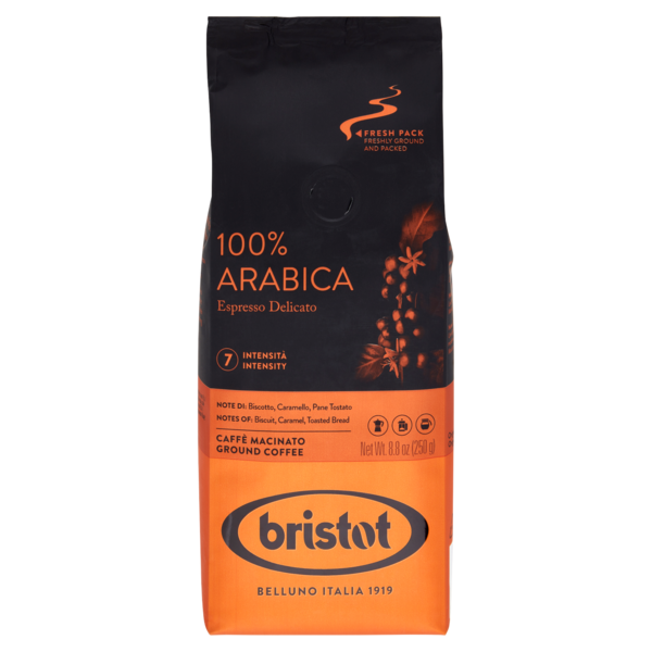 bristot 100% Arabica Caffè Macinato 250 g