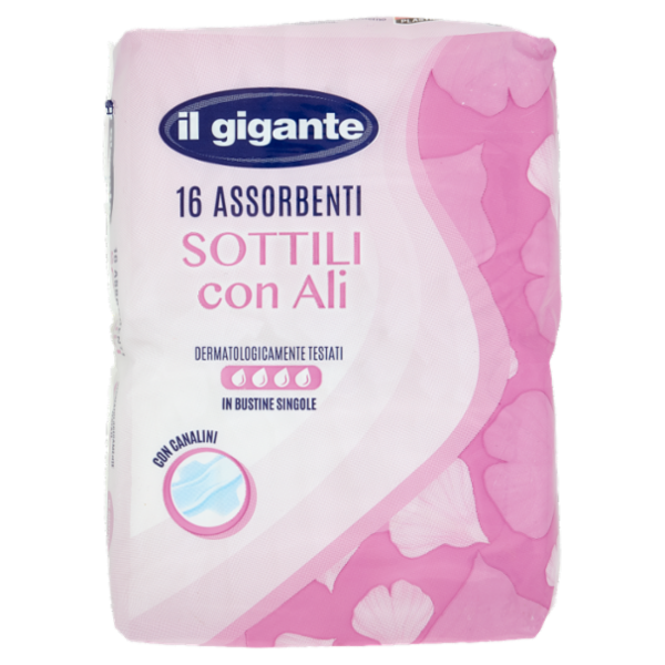IL GIGANTE Assorbenti Sottili con Ali 16 pz