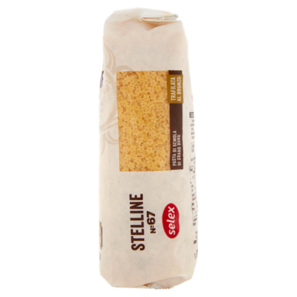 Selex Pasta di Semola Trafilata al Bronzo Stelline 500 g