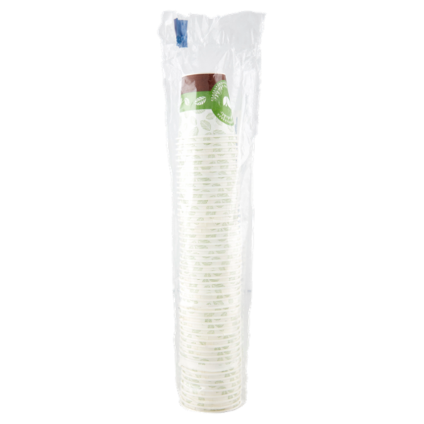Natural Bibo Compostabile Bicchieri in Carta Bio 80/85 ml 50 pz