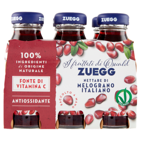 Zuegg I frutteti di Oswald Zuegg Nettare di Melograno Italiano 6 x 125 ml