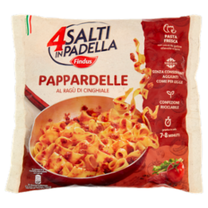 4 Salti In Padella Findus Pappardelle Al Ragù Di Cinghiale 550 g