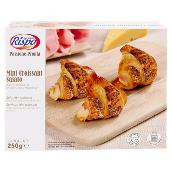 Rispo Passione Pronta Mini Croissant Salato Surgelati 250 g