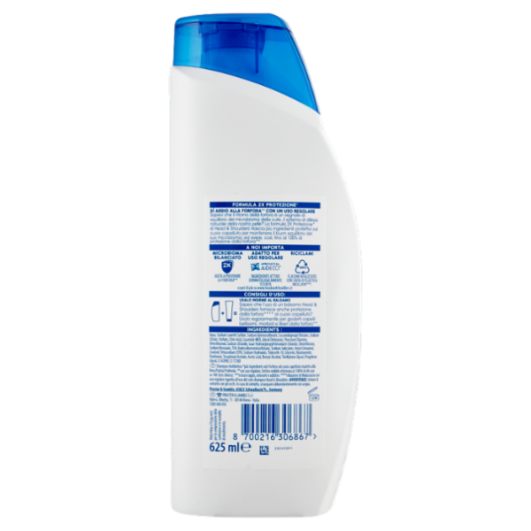 Head & Shoulders Shampoo Antiforfora Classic Clean 625 ml