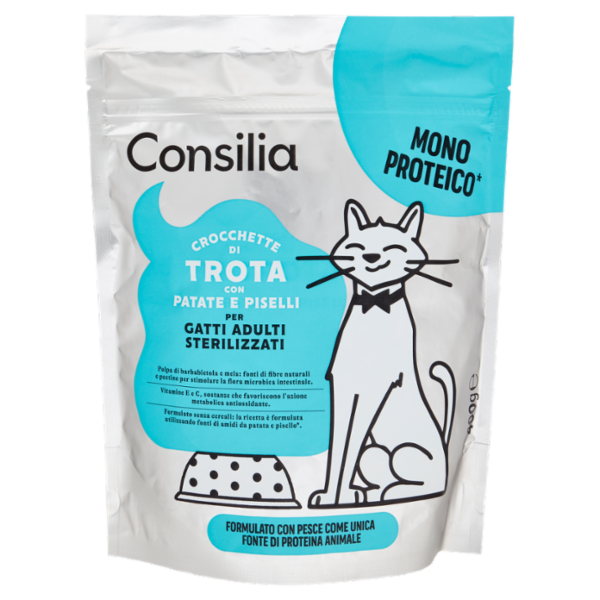 Consilia Gatto Croccantini con Trota Mono Proteico 400 g