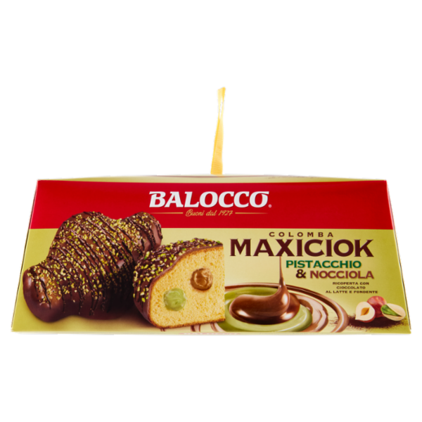 Balocco Colomba Maxiciok Pistacchio & Nocciola 750 g