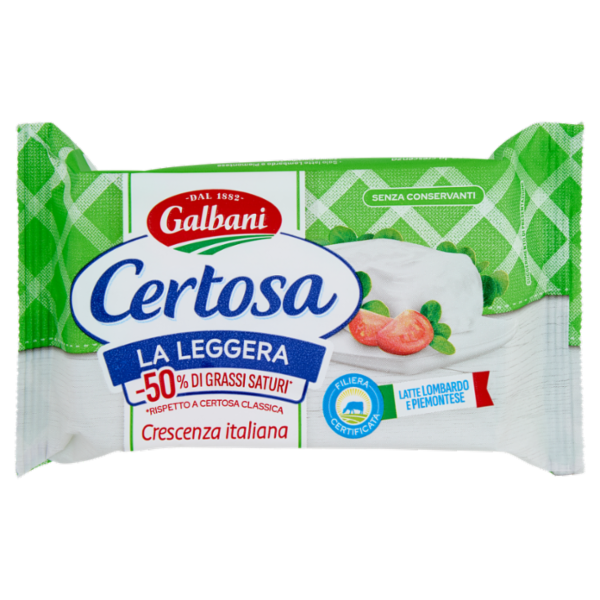 Galbani Certosa la Leggera Crescenza italiana 165 g