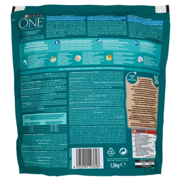 PURINA ONE Bifensis Sterilcat Controllo del Peso Pollo e Cereali Integrali 1,5 kg