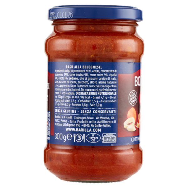 Barilla Sugo Ragù Bolognese Condimento per Pasta 300g