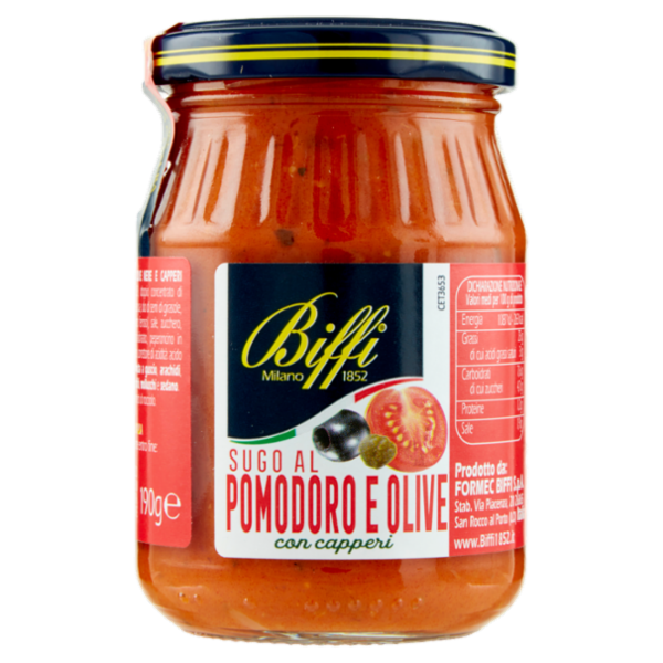Biffi Che Sugo! Sugo al Pomodoro e Olive con capperi 190 g