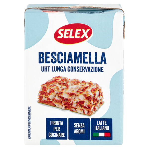 Selex Besciamella Pronta per Cucinare a Lunga Conservazione 200 ml