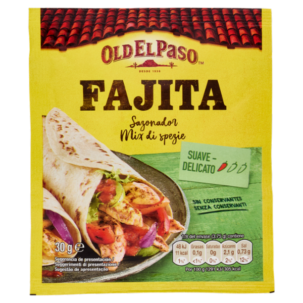 Old El Paso Fajita Mix di spezie 30 g