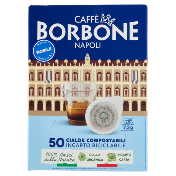 Caffè Borbone Miscela Nobile Cialde Compostabili 50 x 7,2 g