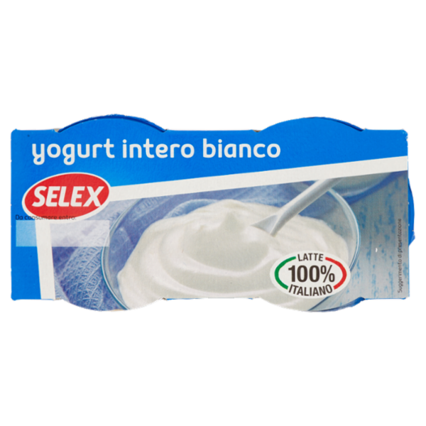 Selex Yogurt Intero Bianco 2x125 g