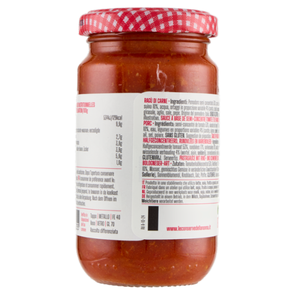 Le Conserve della Nonna Ragù alla Bolognese 190 g