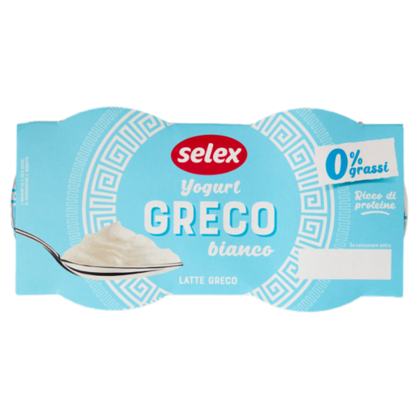 Selex Yogurt Greco 0% Grassi Bianco 2x150 g