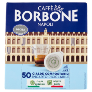 Caffè Borbone Miscela Decisa Cialde Compostabili* 50 x 7,2 g