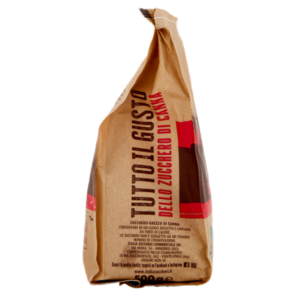 Italia Zuccheri Demerara Zucchero Grezzo di Canna 500 g