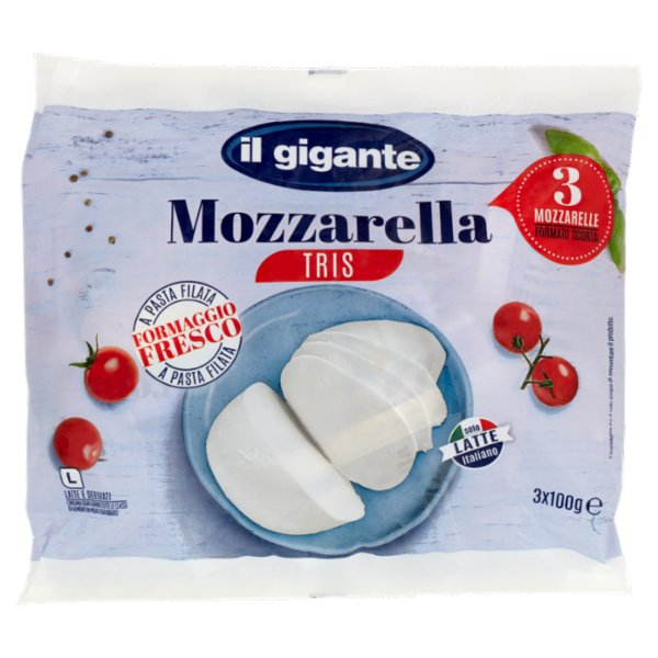 IL GIGANTE Mozzarella Tris 3 x 100 g