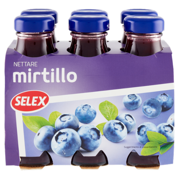 Selex Nettare di Mirtillo 6x125 ml