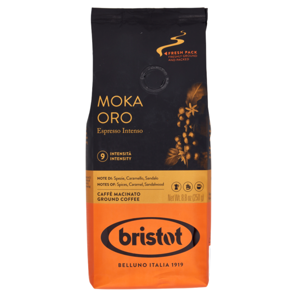 bristot Moka Oro Caffè Macinato 250 g