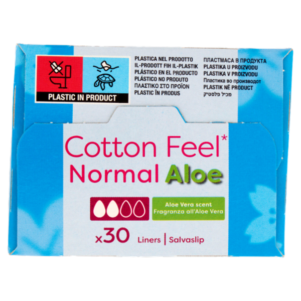 Carefree Cotton Feel* Normal Aloe Fragranza all'Aloe Vera Salvaslip 30 pz