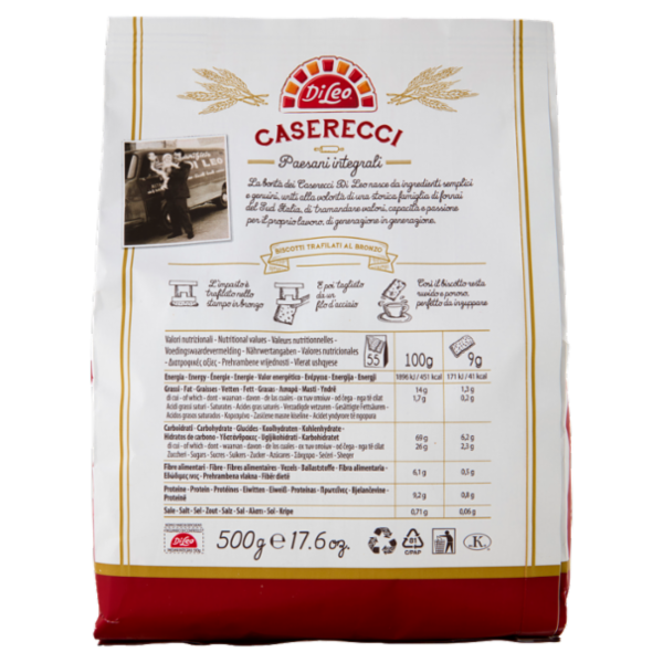 Di Leo Caserecci Paesani integrali 500 g