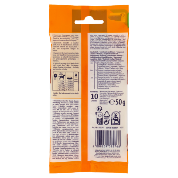Vitakraft Long Lasting Chews Bastoncini da Masticare Come Passatempo 10 pezzi 50 g