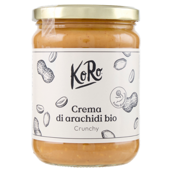 KoRo Crema di arachidi bio Crunchy 500 g