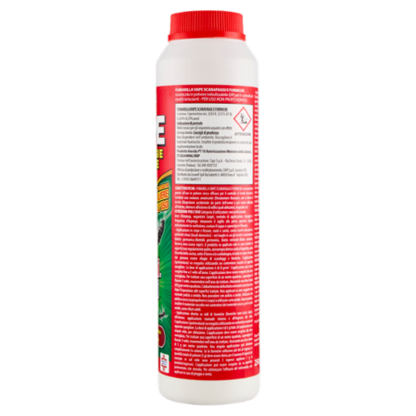 VAPE Scarafaggi e Formiche Insetticida in Polvere Pronta all'Uso 250 g