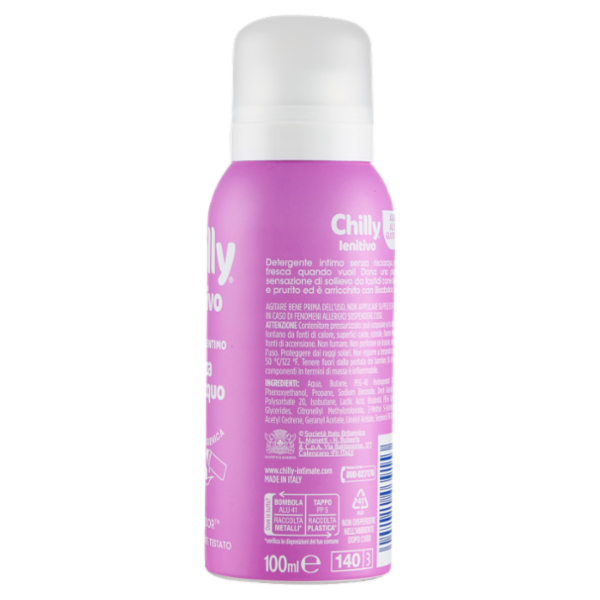 Chilly lenitivo Detergente Intimo senza risciacquo 100 ml
