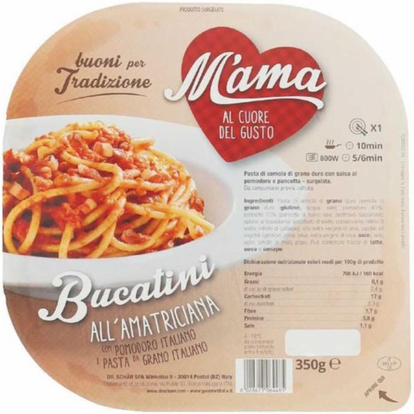 BUCATINI ALL'AMATRICIANA SURGELATI M'AMA GR.350