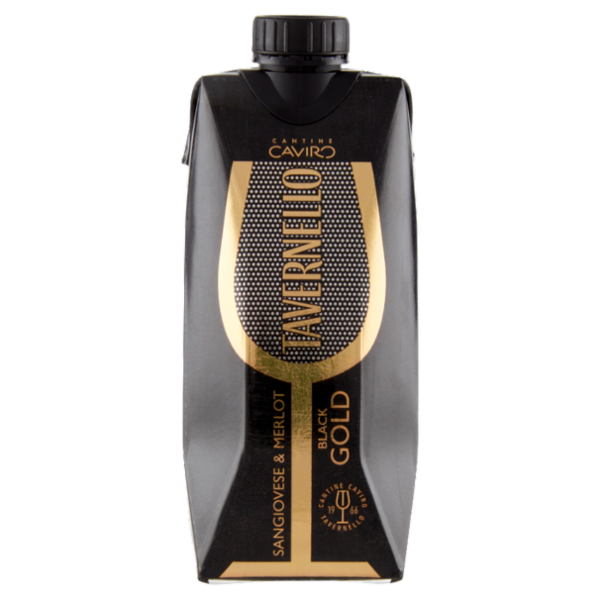 Tavernello Sangiovese & Merlot Black Gold Rubicone IGT 500 ml